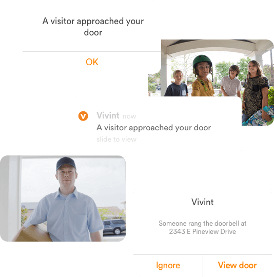 Advanced notice when someone stops by